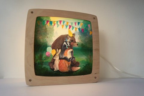 Magic Picture Party with pile of animals