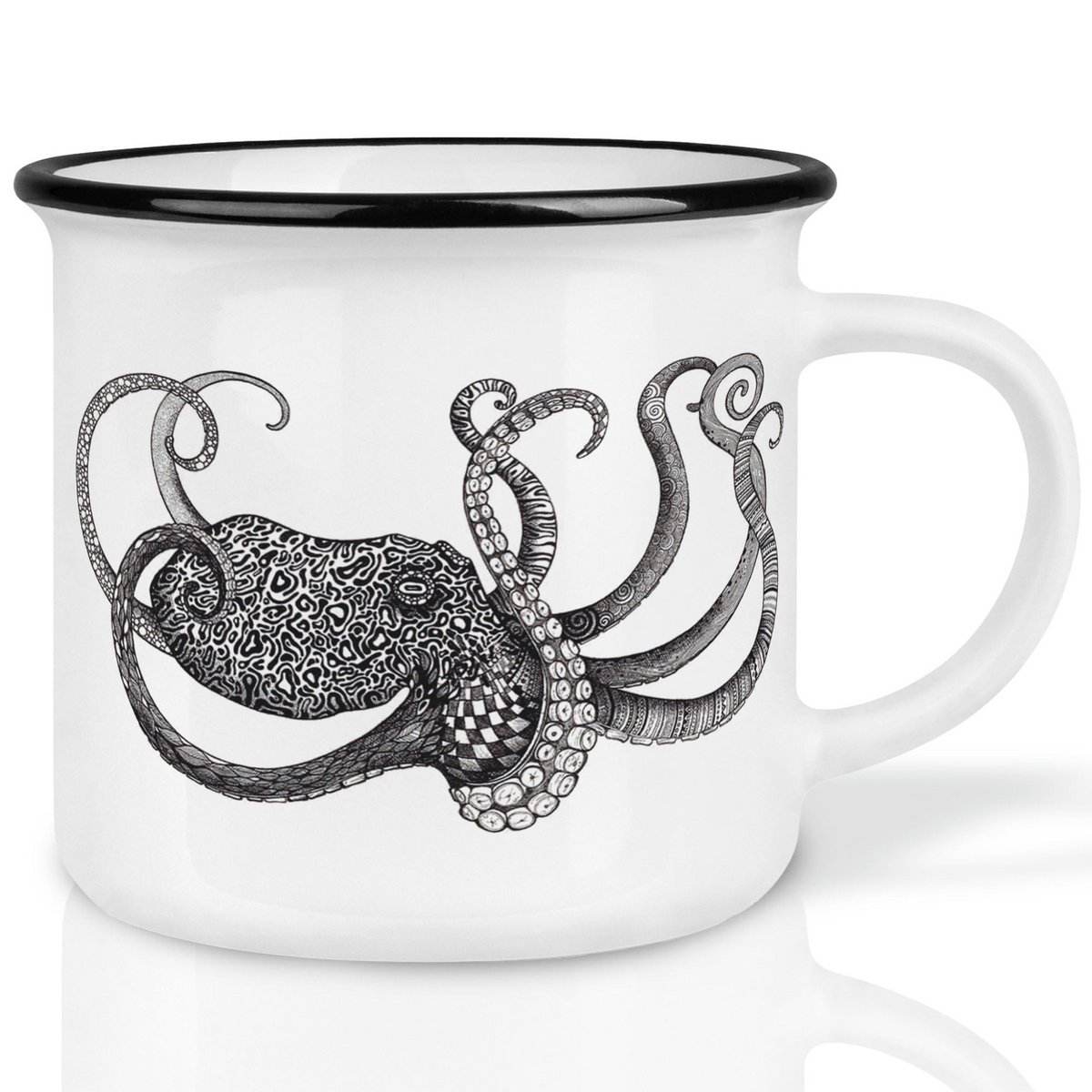 Ceramic cup - octopus
