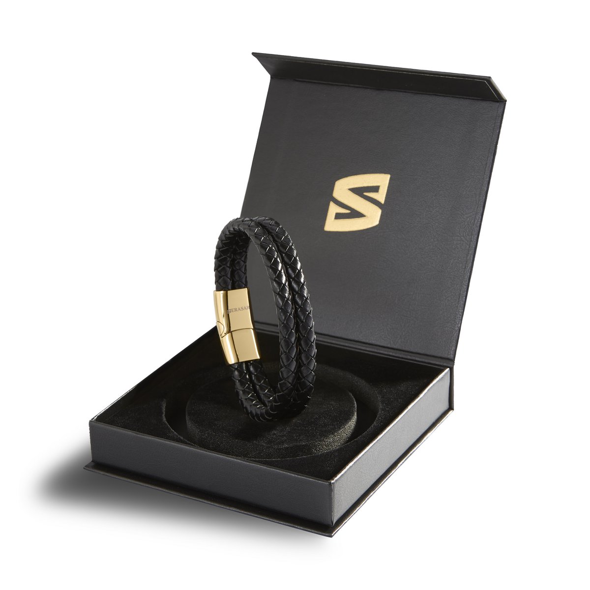 Leather bracelet "Double"