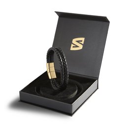 Leather bracelet "Double"
