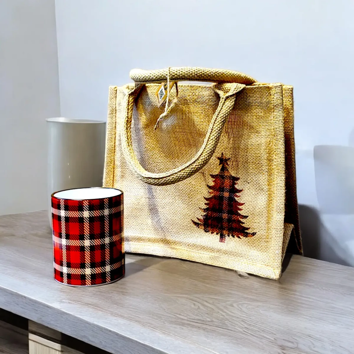 Christmas Juta Small Bag