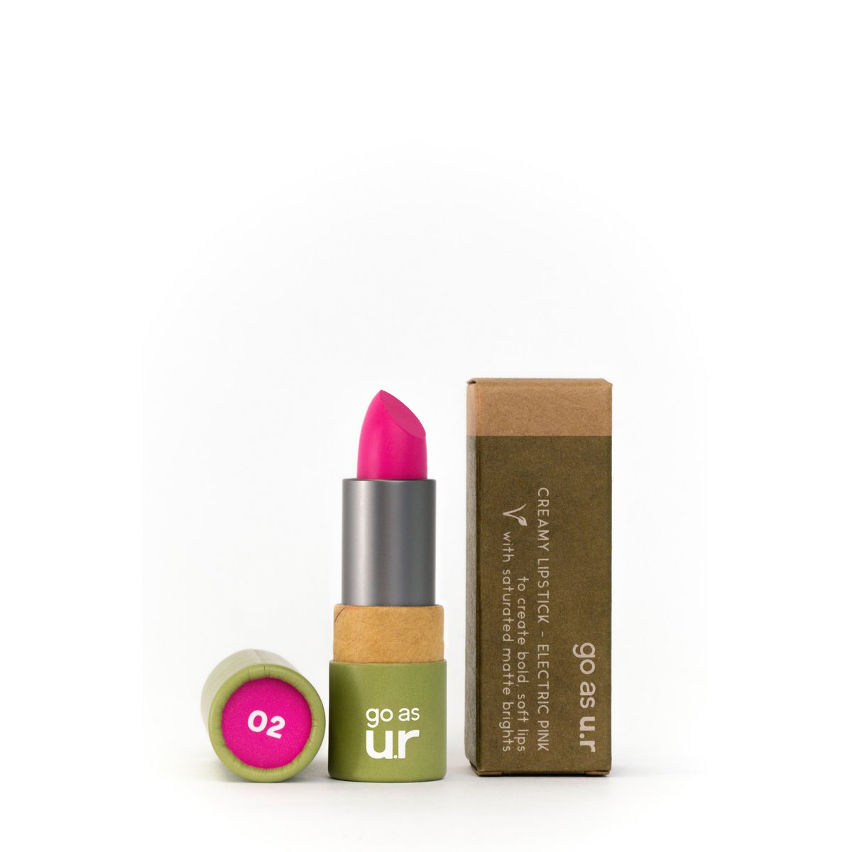 creamy lipstick electric pink 2