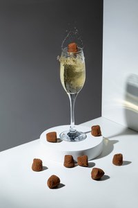 Champagner -Schokoladentrüffel - Schüttung