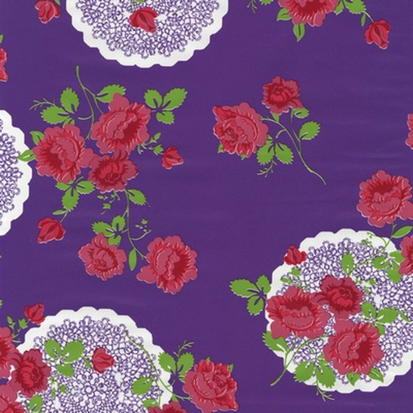 Flower&Ornament Zelfklevende Folie Mini rol paars 45cmx2mtr