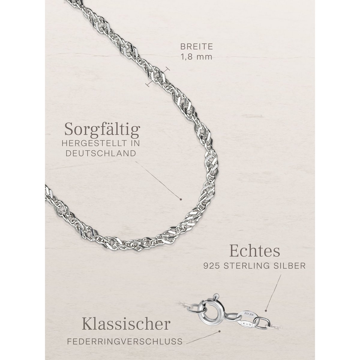 Catena Singapore SINGAPORE Elegante argento