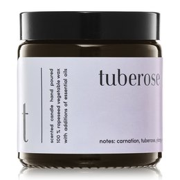 "Tuberose" scented candle 100% natural rapeseed wax 120g