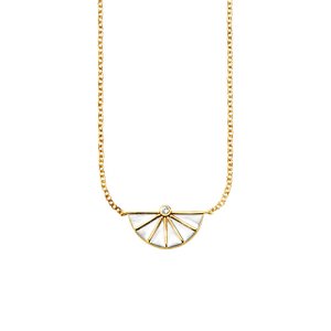 Collier 925/- Sterling Silber Zirkonia 42cm