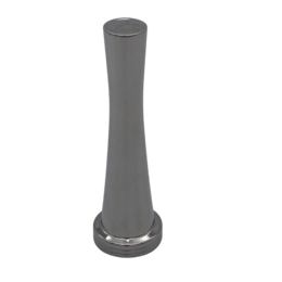 A stainless steel coffee tamper with a cylindrical shape and a smooth, polished finish. Suitable for use in tea strainers.