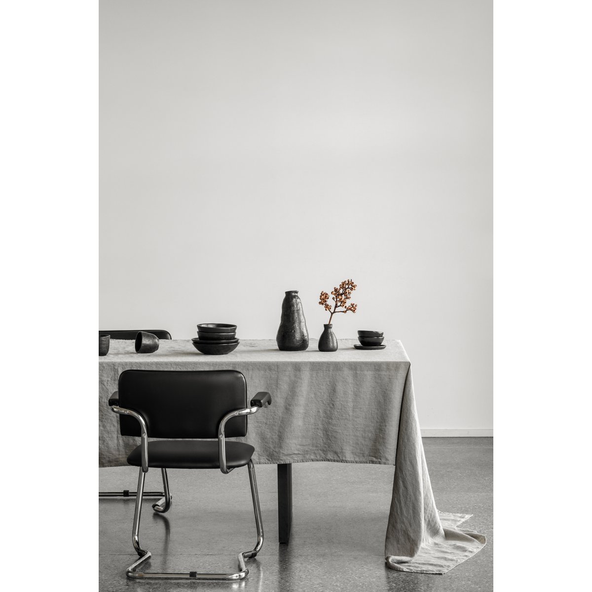 Linnen tafelkleed naturel beige (330x145 cm)
