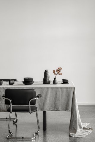 Leinentischdecke Naturbeige (330x145 cm)