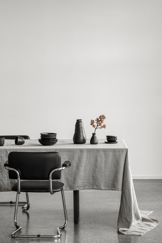 Linned dug Naturlig beige (330x145 cm)