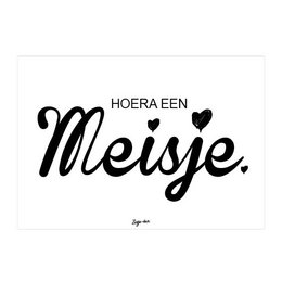 hurra en pige.