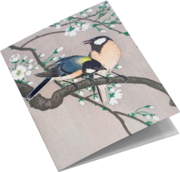 Grußkarten-Set Vogeldrucke
