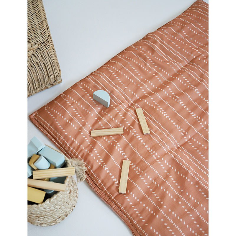 NEPO TERRACOTTA bohemian print baby rest mat