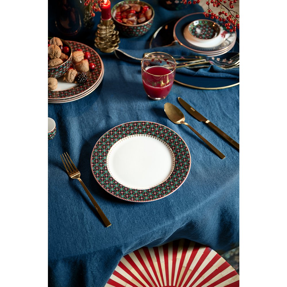 Plate Clover Green 23cm