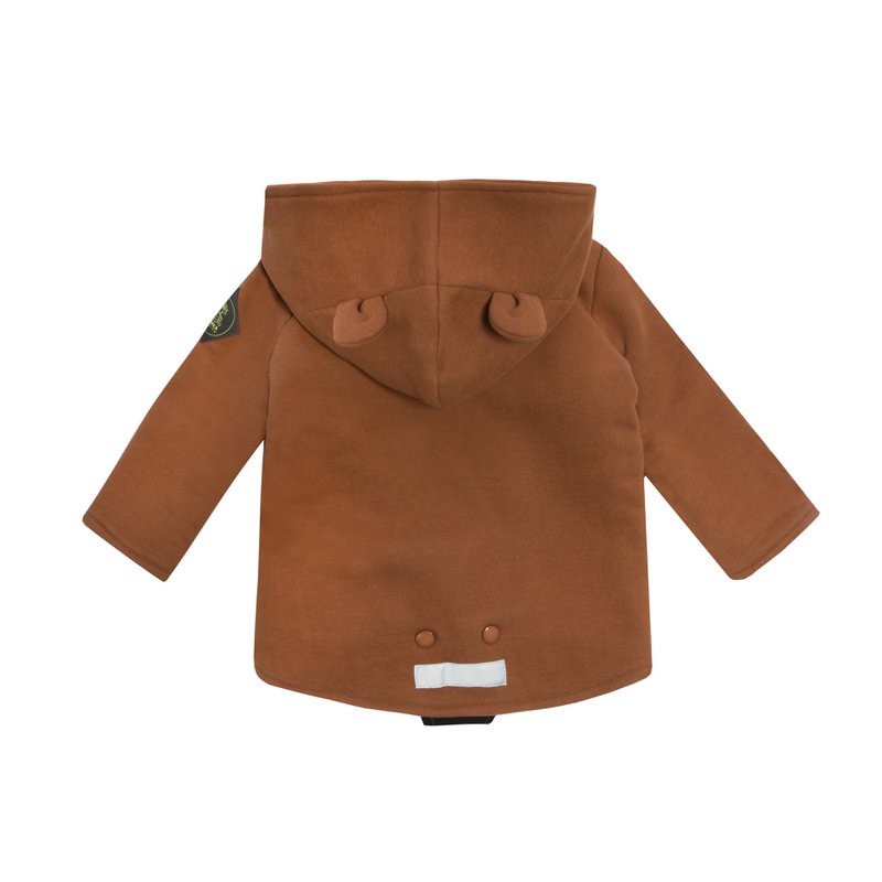 baby bomuldsjakke brun