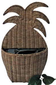 Hanging wall plant/storage basket  'Pineappele'