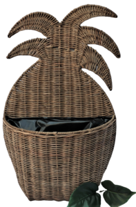 Hanging wall plant/storage basket 'Pineappele'