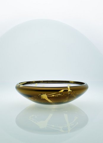Deco Flat Splashed Bowl