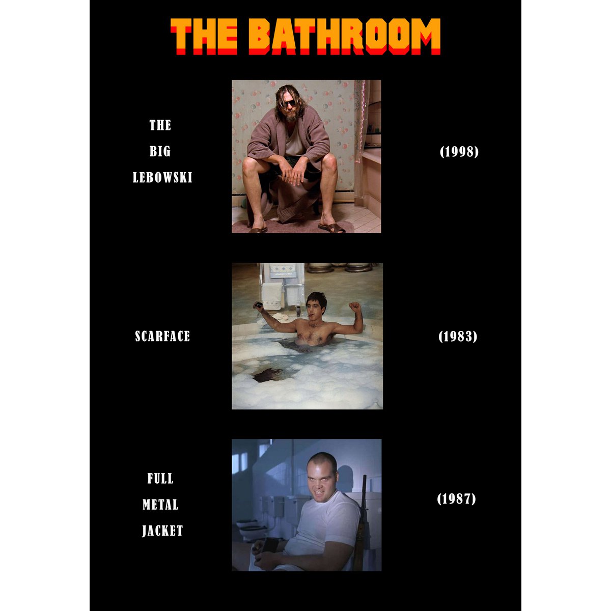 Poster Il Bagno 50x70cm - 2 versioni