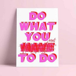 Riso print Rób, co chcesz