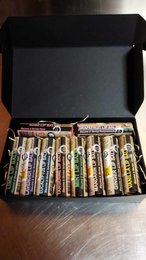 Lip Balm Gift Set - 10 x 15 ml læbebalsamer - lavet til bestilling