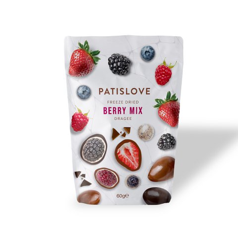 Berry Mix Chocolate Coated Freeze Drooge Dragee