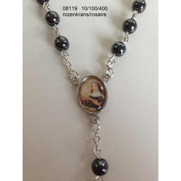 Rosary Hematite Rita Bid