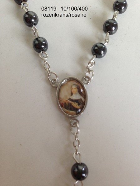 Rosary Hematite Rita Bid