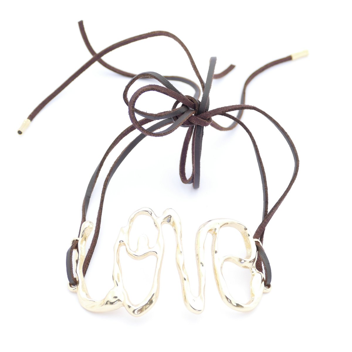 Choker kraag gouden ketting Love