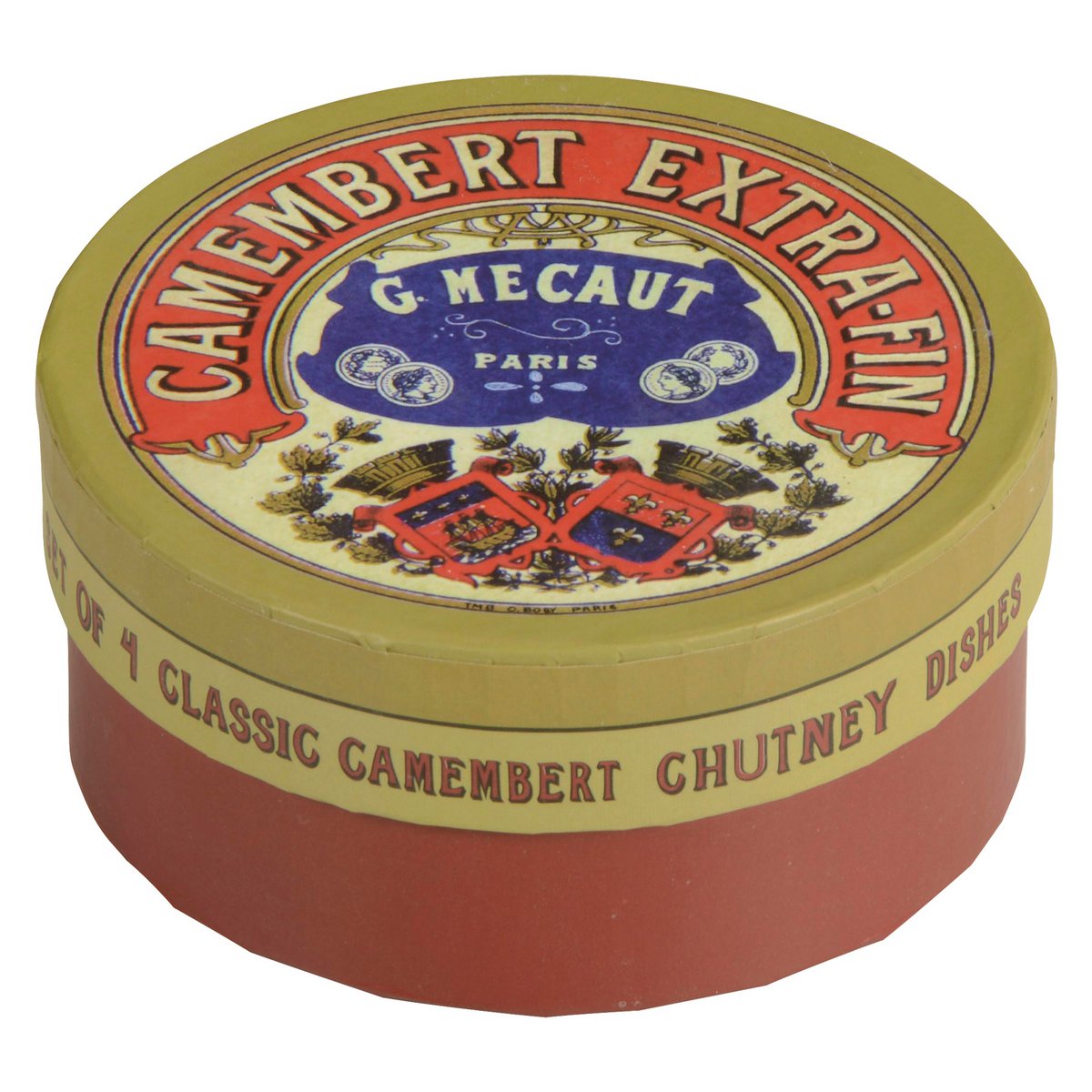 Set van 4 Klassieke Camembert Chutney Schaaltjes