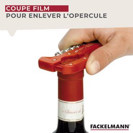 Corkscrew bottle opener 13 cm Fackelmann Bar Concept