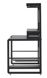 Skrivebord med hylder og topramme