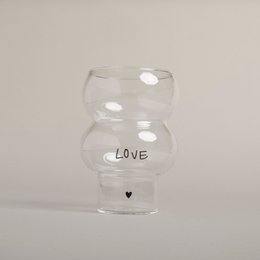 Double Bubble Glas Love (VE = 6 Stk)