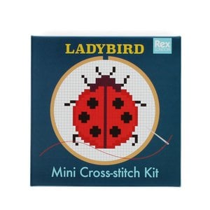 Mini borduurpakket - Lieveheersbeestje