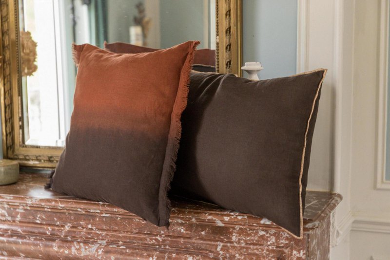 Zeff Shade Ebony Cushion 45 x 45
