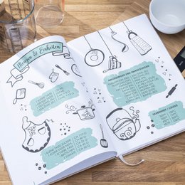 Rezeptbuch zum Selberschreiben A4