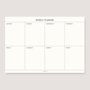 Weeks planners - "weekly planner"