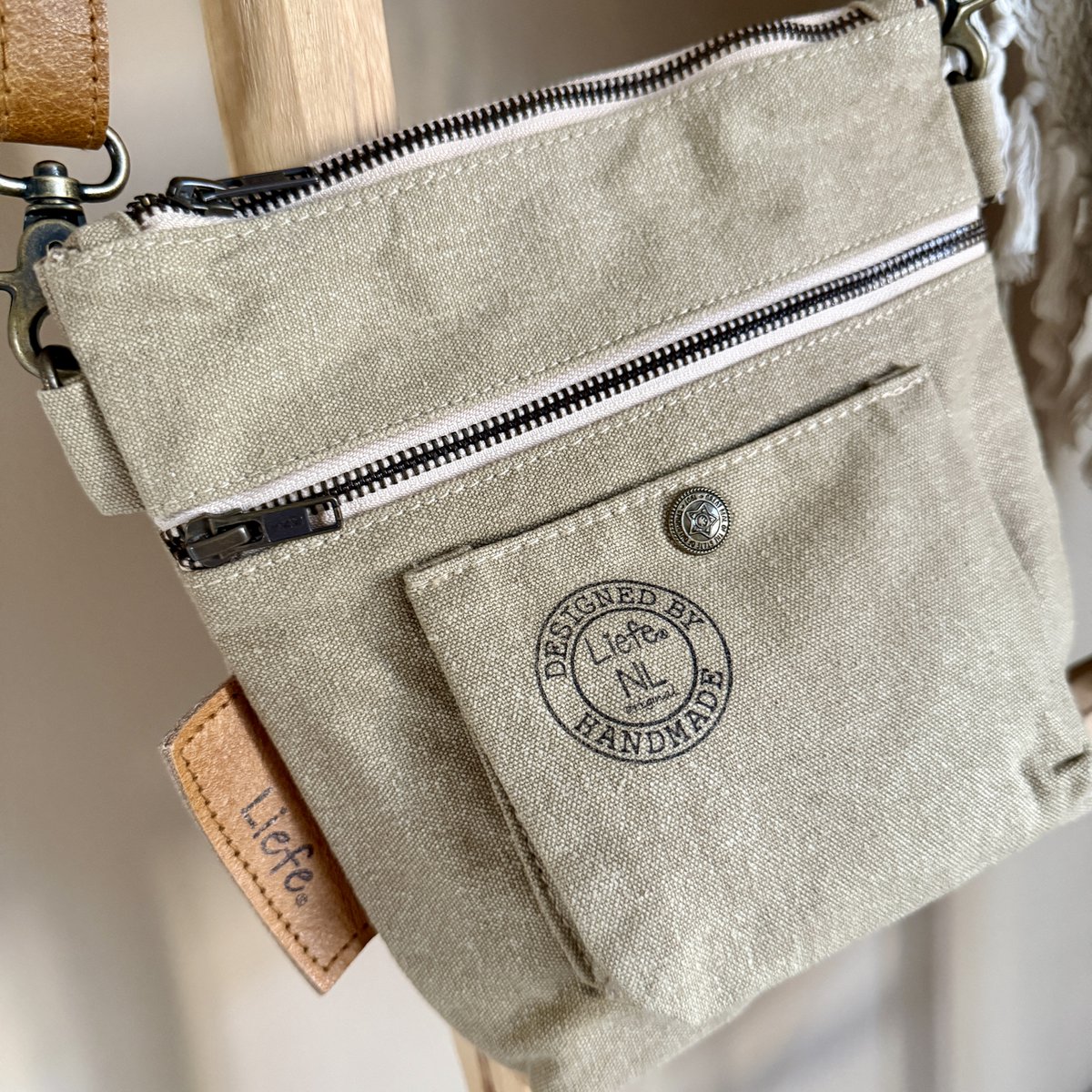 FestivalBag (recycled cotton khaki) NEW BATCH
