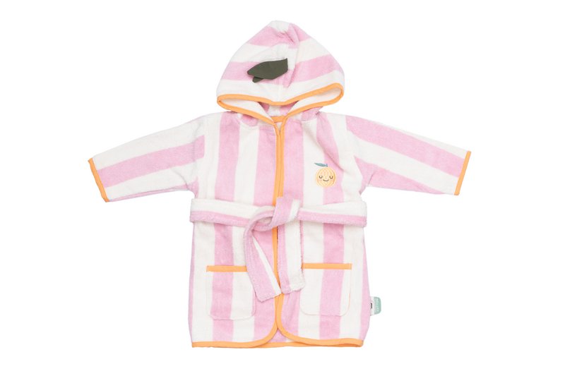 Accappatoio per bambini in spugna di cotone Mandy Mandarine