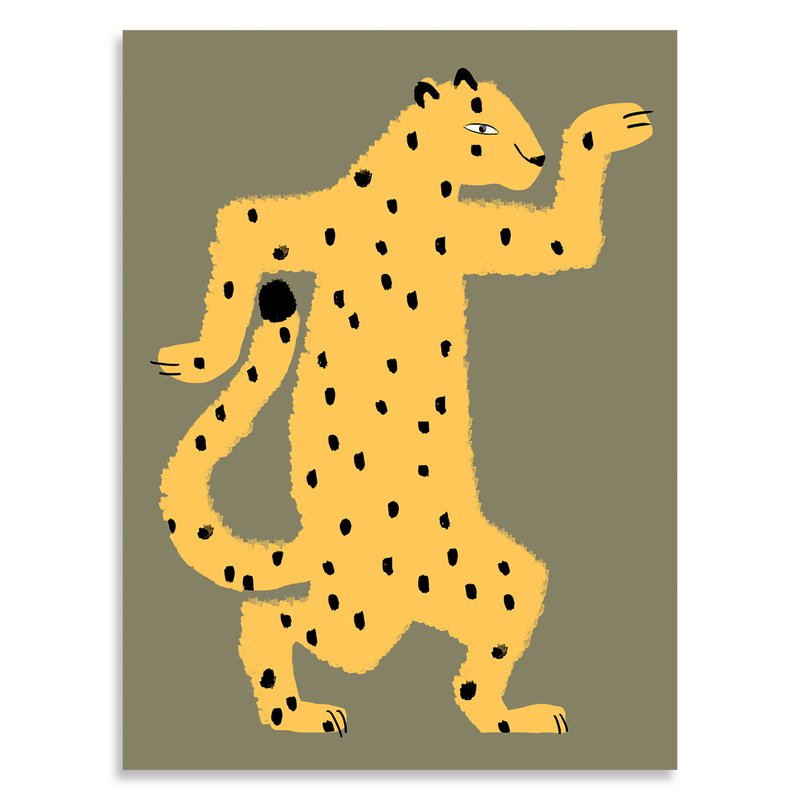 Il poster di Gaspard il ghepardo