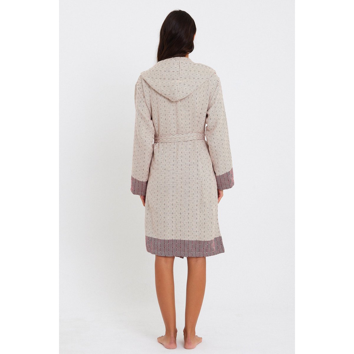 Tuval Bathrobe - Bordeaux