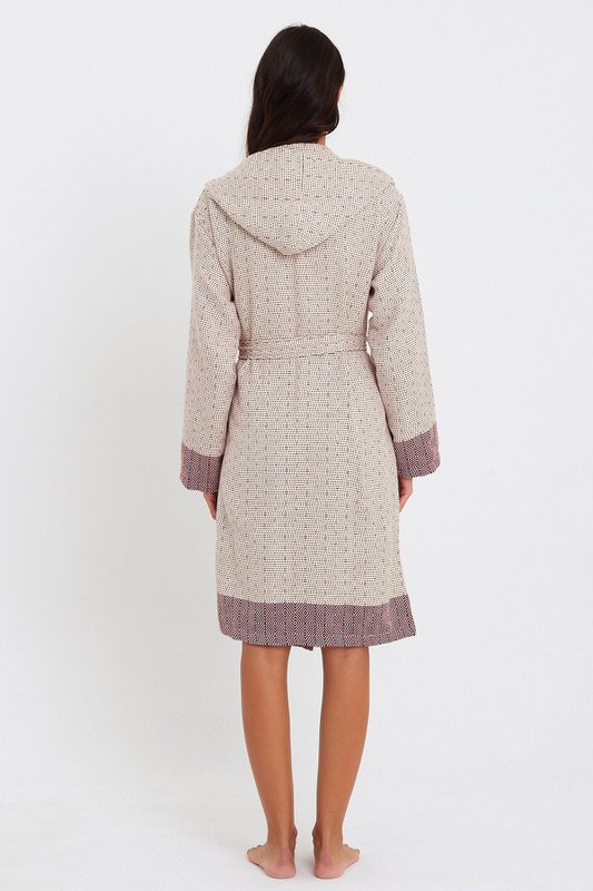 Tuval Bathrobe - Bordeaux
