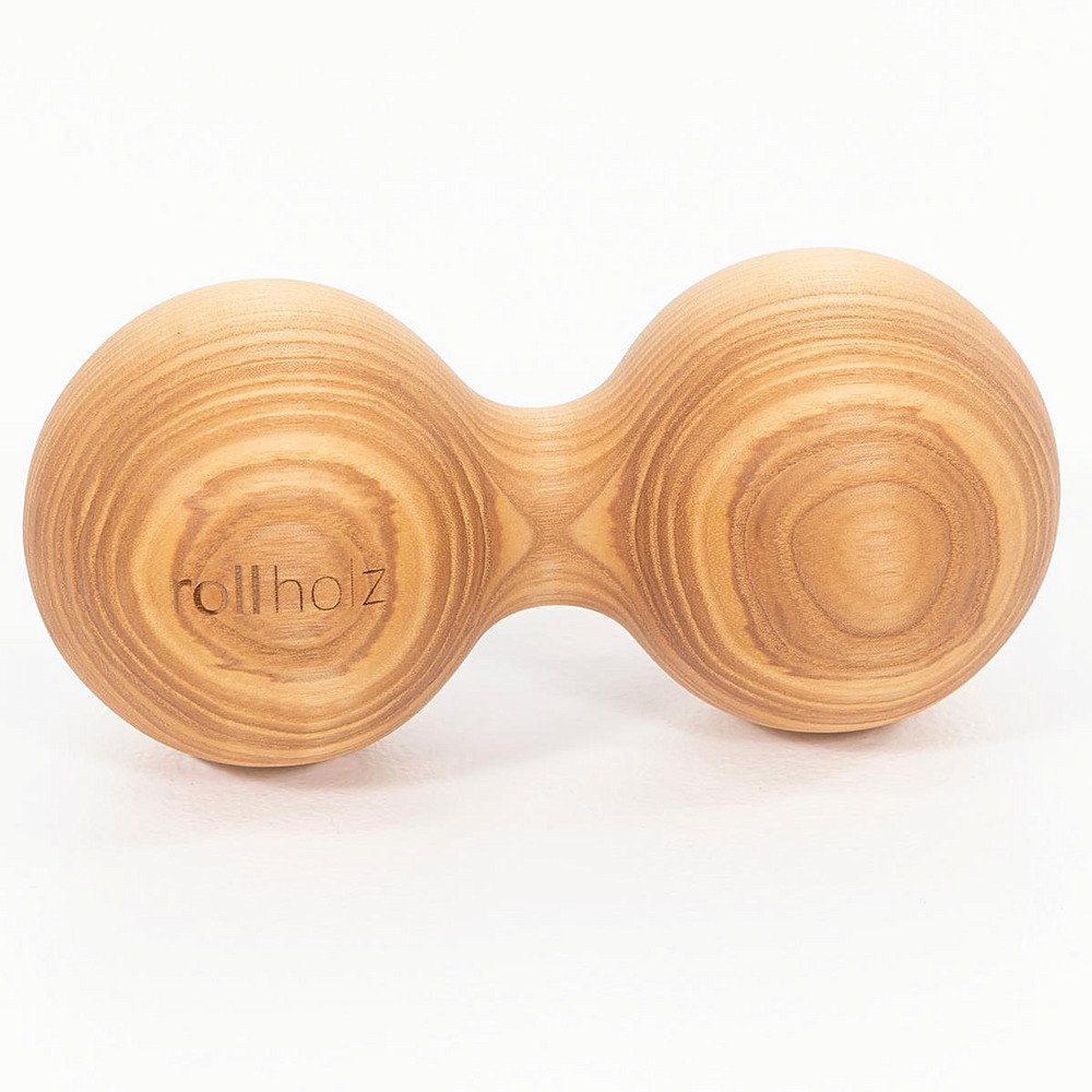 rollende houten dubbele bal