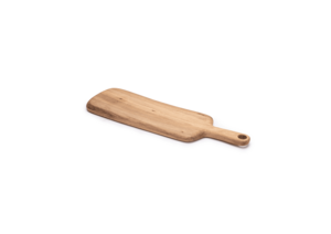 Walnotenhouten snijplank met handvat, 40 cm, handgemaakte houten plank uit Marokko