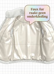 Chaleco de piel sintética HS - Mujer - En nuevos colores - Talla única