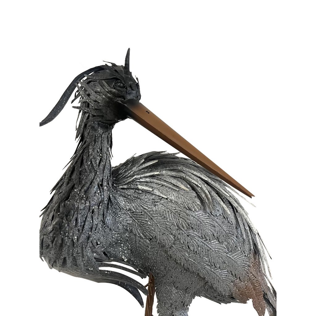 IJzeren reiger, 60x35x66cm, 3,4kg