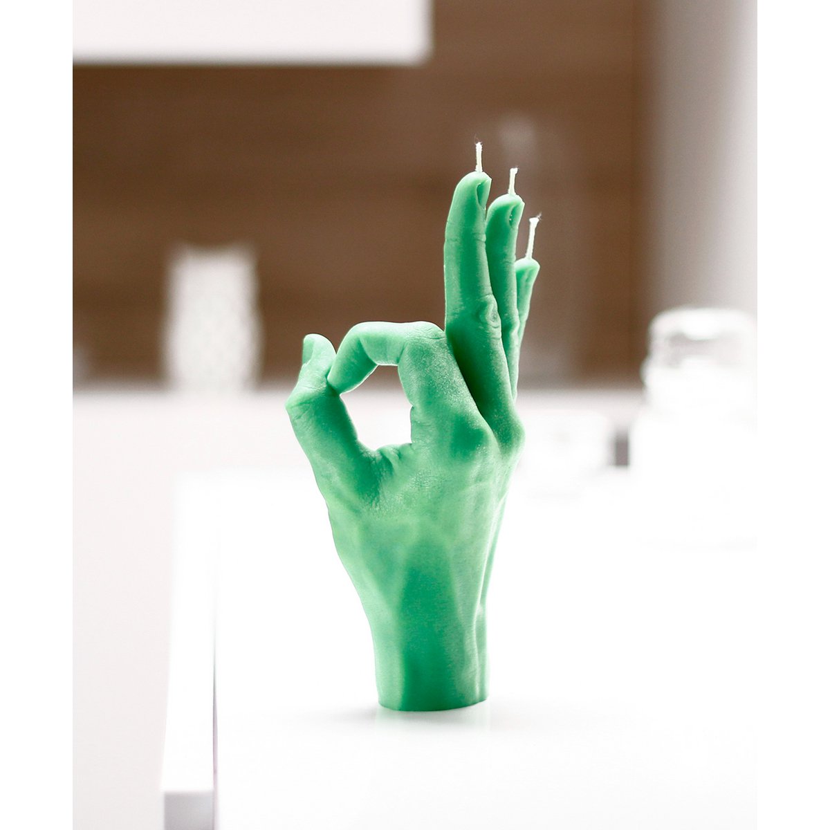 OK Candle Green
