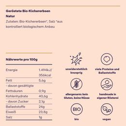 Crunchy Kichererbsen Natur