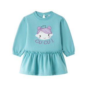 Gebürstetes Strickkleid für Babymädchen